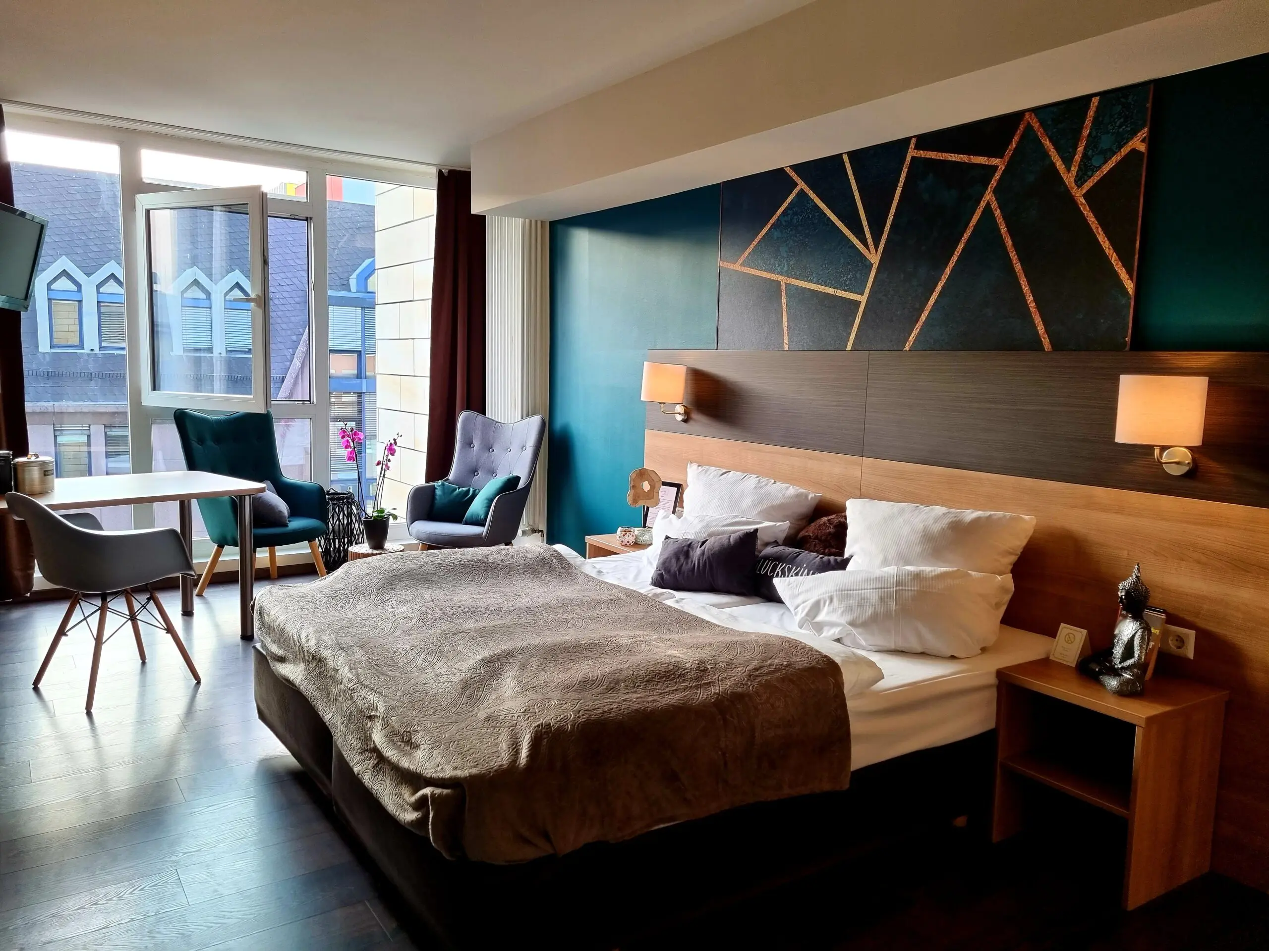 Zimmer im eXo Individual Hotel Mannheim
